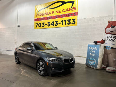 2018 BMW 2 Series for sale at Virginia Fine Cars in Chantilly VA