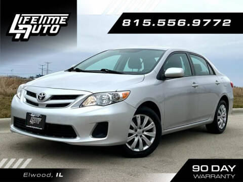2012 Toyota Corolla for sale at Lifetime Auto in Elwood IL