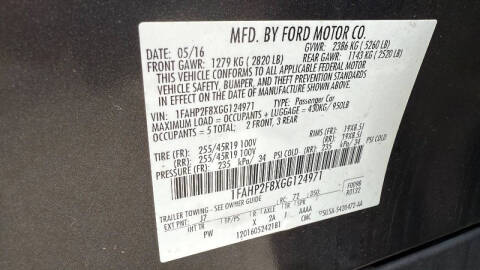 2016 Ford Taurus Limited