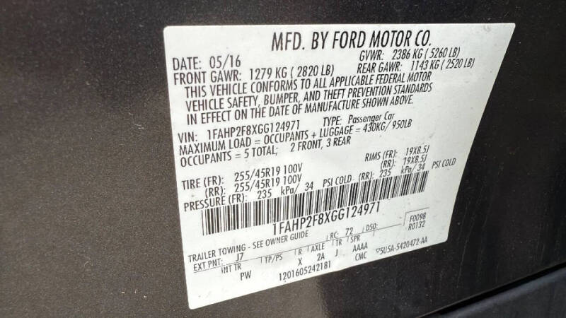 2016 Ford Taurus Limited