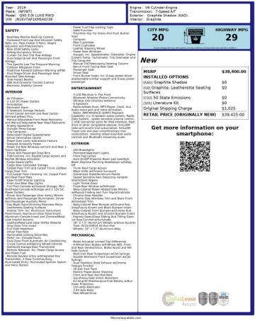 2019 Infiniti Q50 3.0T Luxe