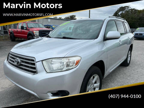 2010 Toyota Highlander for sale at Marvin Motors in Kissimmee FL