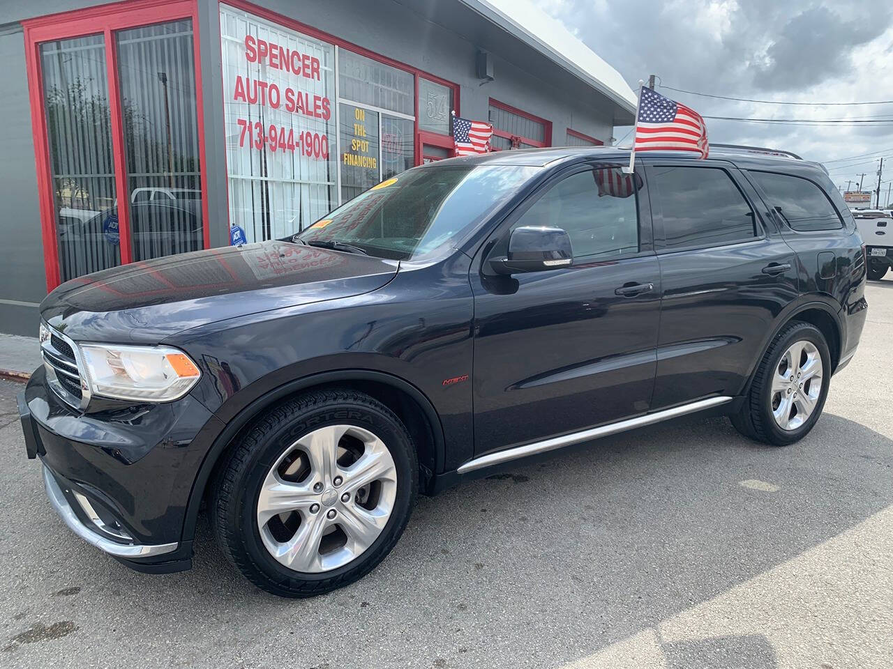 2014 Dodge Durango for sale at SPENCER AUTO SALES in South Houston, TX