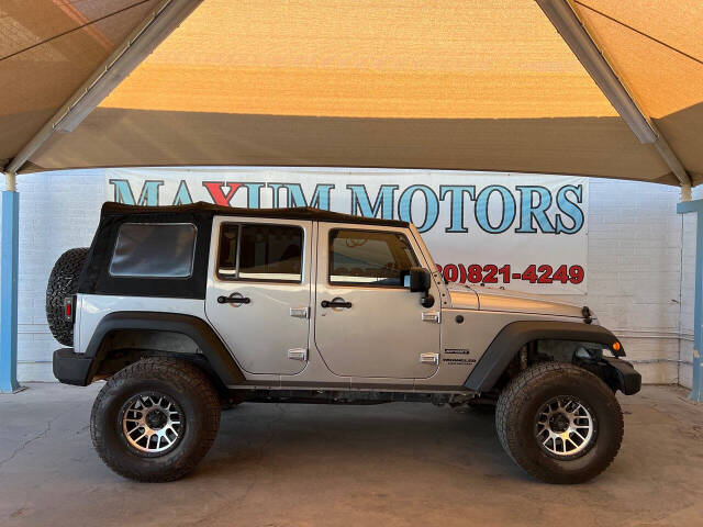 2015 Jeep Wrangler Unlimited for sale at Maxum Motors Limited in Chandler, AZ