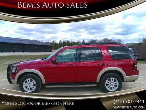 2010 Ford Explorer for sale at Bemis Auto Sales in Crivitz WI