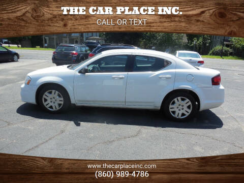 2012 Dodge Avenger for sale at THE CAR PLACE INC. in Somersville CT