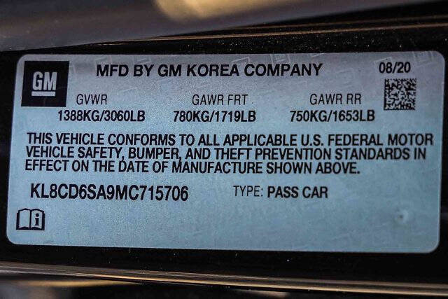 2021 Chevrolet Spark 1LT CVT