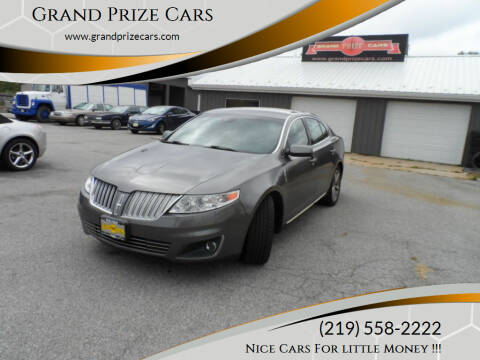 2011 Lincoln MKS for sale at Grand Prize Cars in Cedar Lake IN