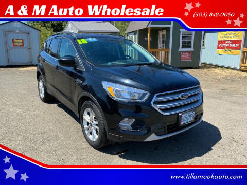 2018 Ford Escape for sale at A & M Auto Wholesale in Tillamook OR