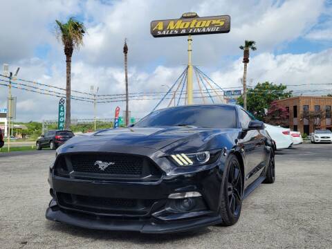 2015 Ford Mustang for sale at A MOTORS SALES AND FINANCE - 10110 West Loop 1604 N in San Antonio TX