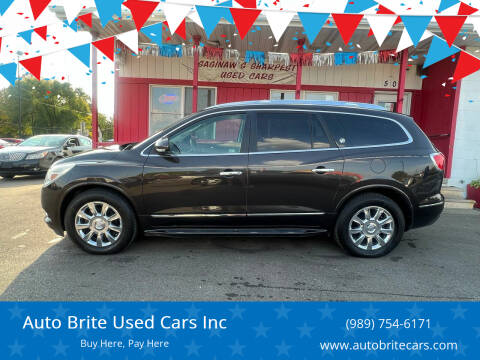 2013 Buick Enclave for sale at Auto Brite Used Cars Inc in Saginaw MI