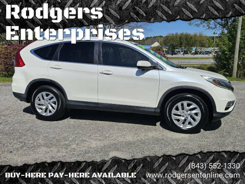 2015 Honda CR-V for sale at Rodgers Enterprises in North Charleston SC