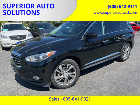 2015 Infiniti QX60 for sale at SUPERIOR AUTO SOLUTIONS in Spearfish SD
