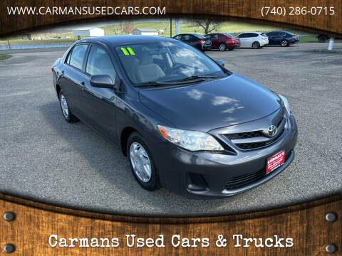 2011 Toyota Corolla for sale at Carmans Used Cars & Trucks in Jackson OH