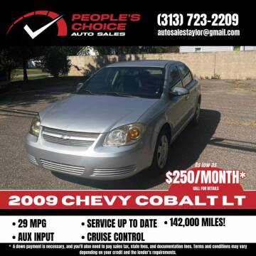 2009 Chevrolet Cobalt for sale at People's Choice Auto Sales in Taylor MI