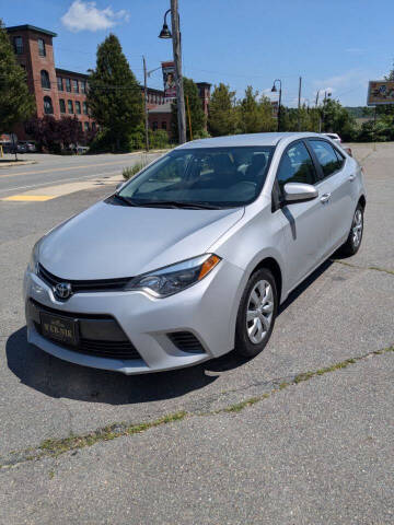 2016 Toyota Corolla for sale at WEB NIK Motors in Fitchburg MA