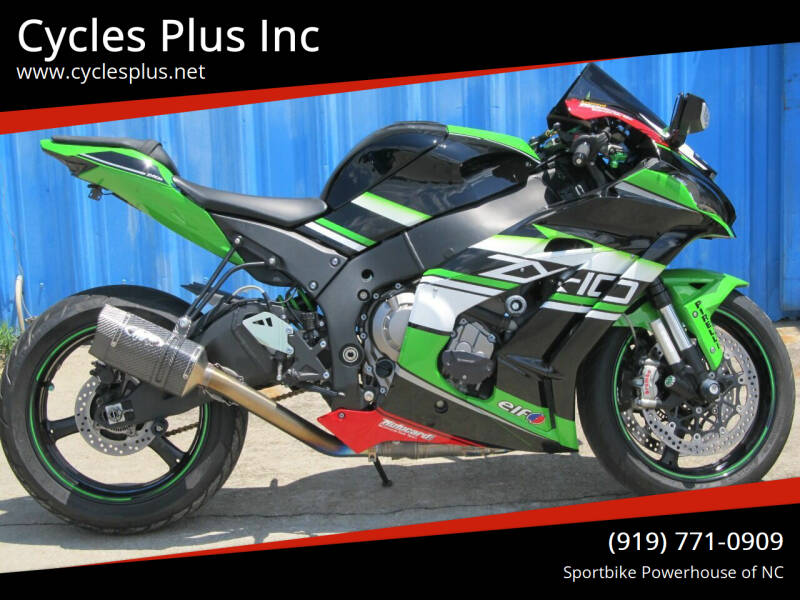 2018 Kawasaki Ninja ZX-10R for sale at Cycles Plus Inc in Garner NC