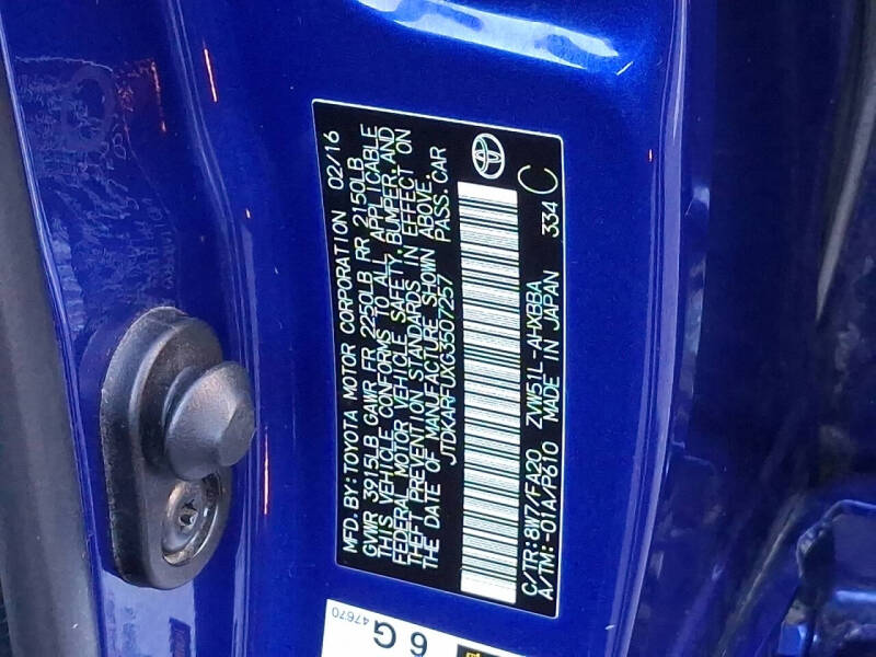 2016 Toyota Prius Four