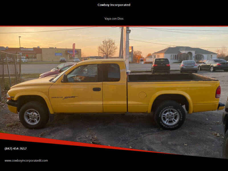 2000 Dodge Dakota for sale at Cowboy Incorporated in Waukegan IL