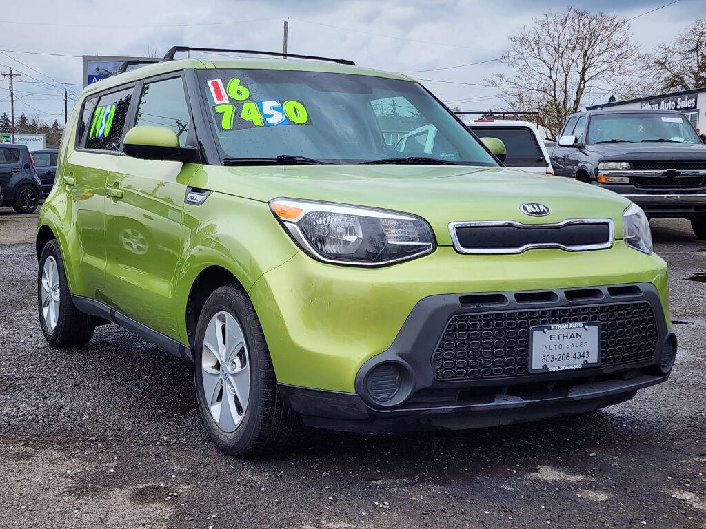 2016 Kia Soul for sale at ETHAN AUTO SALES LLC in Portland, OR