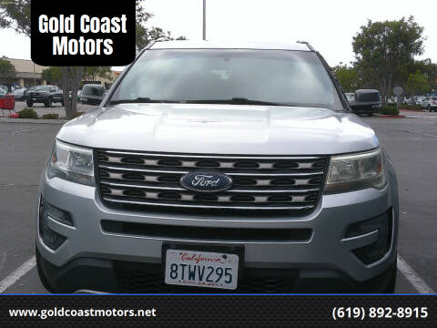 2016 Ford Explorer for sale at Gold Coast Motors in Lemon Grove CA