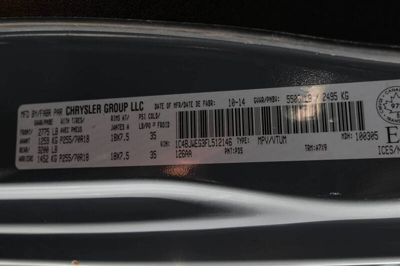 2015 Jeep Wrangler Unlimited