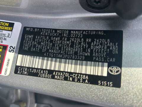 2023 Toyota Camry SE