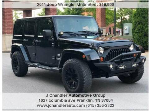 2011 Jeep Wrangler Unlimited for sale at Franklin Motorcars in Franklin TN
