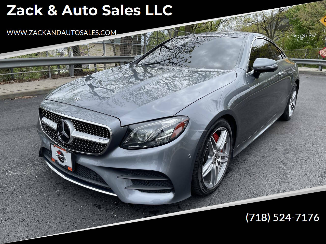 Gray 2018 Mercedes-Benz E-Class E 400 E 400 2dr Coupe 1