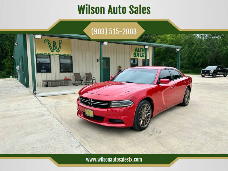 2016 Dodge Charger for sale at Wilson Auto Sales in Chandler TX