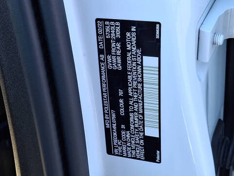 2022 Polestar 2 Long Range Dual Motor