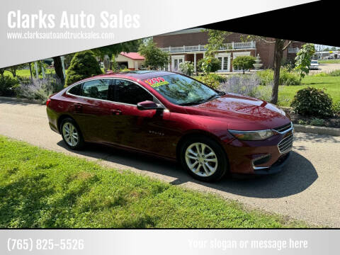 2016 Chevrolet Malibu for sale at Clarks Auto Sales in Connersville IN