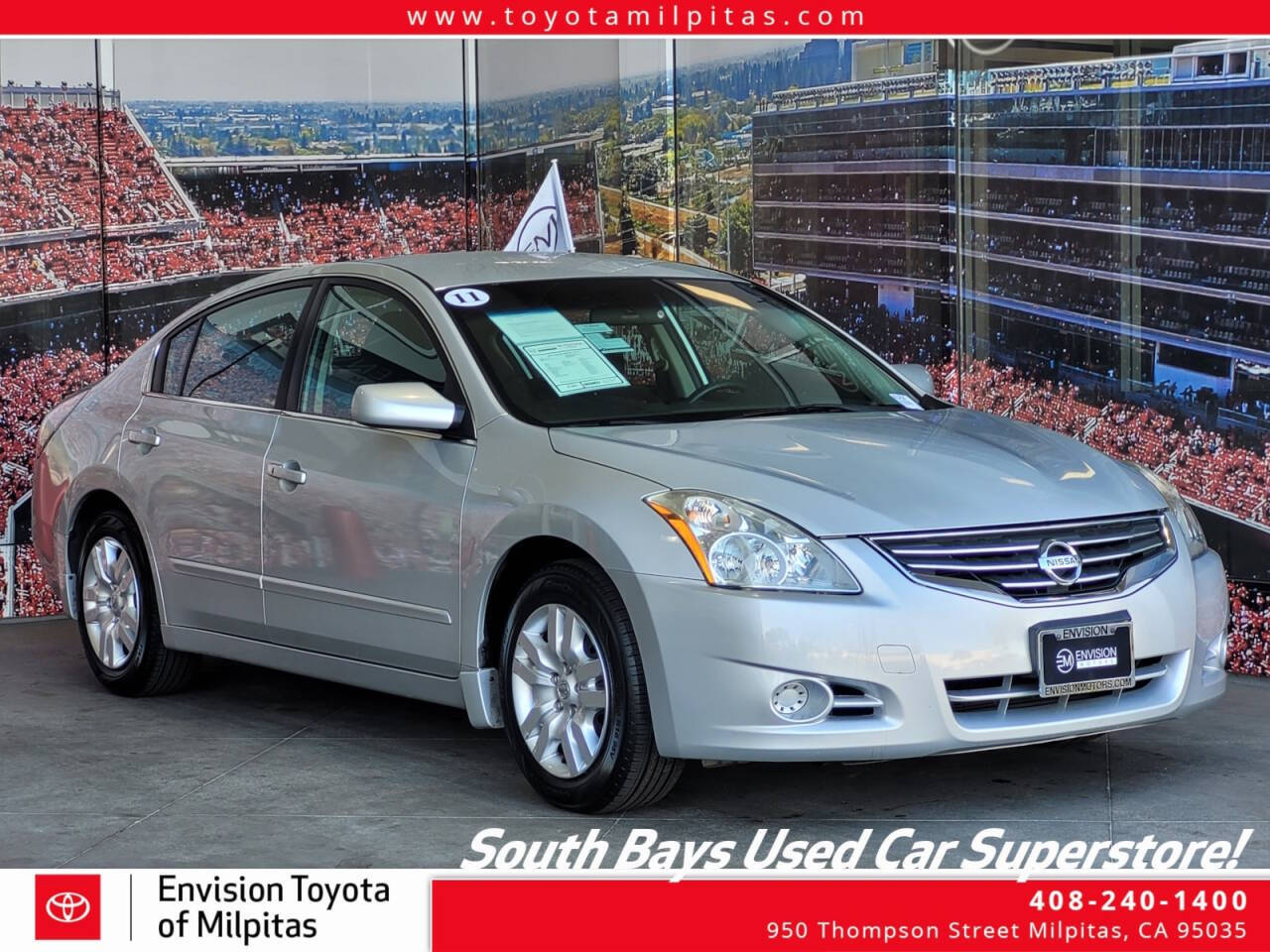 2011 Nissan Altima for sale at Envision Toyota of Milpitas in Milpitas, CA