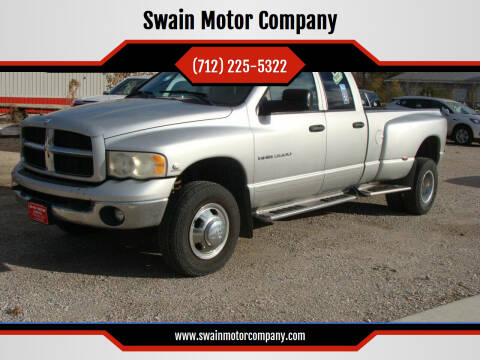 2003 Dodge Ram 3500 for sale at Swain Motor Company in Cherokee IA