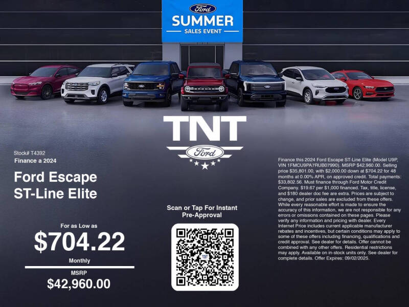 2024 Ford Escape ST-Line Elite