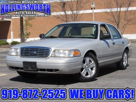 2008 Ford Crown Victoria for sale at Hollingsworth Auto Sales in Raleigh NC