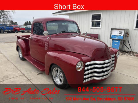 1953 Chevrolet 3100 for sale at B & B Auto Sales in Brookings SD