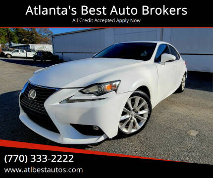 2015 Lexus IS 250 for sale at Atlanta's Best Auto Brokers in Marietta GA