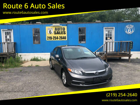 2012 Honda Civic for sale at Route 6 Auto Sales in Portage IN