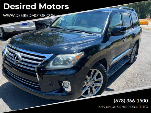 2013 Lexus LX 570 for sale at Desired Motors in Alpharetta GA