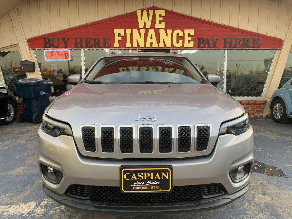 2019 Jeep Cherokee for sale at Caspian Auto Sales in Oklahoma City, OK