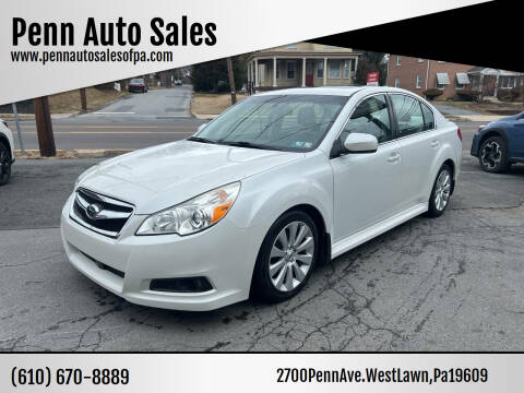 2011 Subaru Legacy for sale at Penn Auto Sales in West Lawn PA