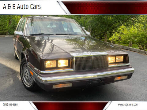 1989 Chrysler New Yorker for sale at A & B Auto Cars in Newark NJ