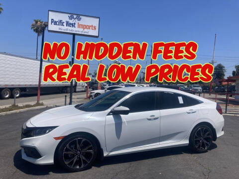 2021 Honda Civic for sale at Pacific West Imports in Los Angeles CA