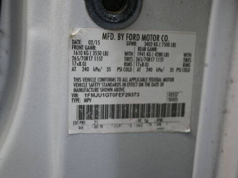 2015 Ford Expedition XL Fleet