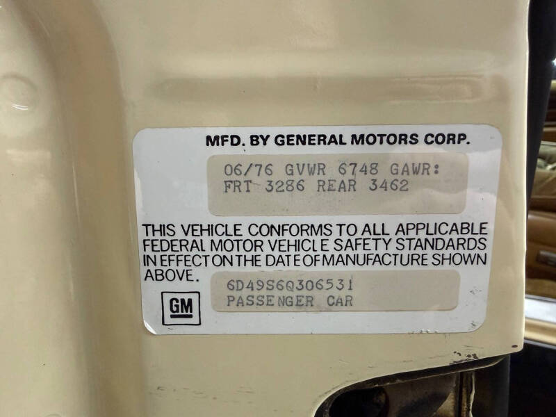 1976 Cadillac DeVille