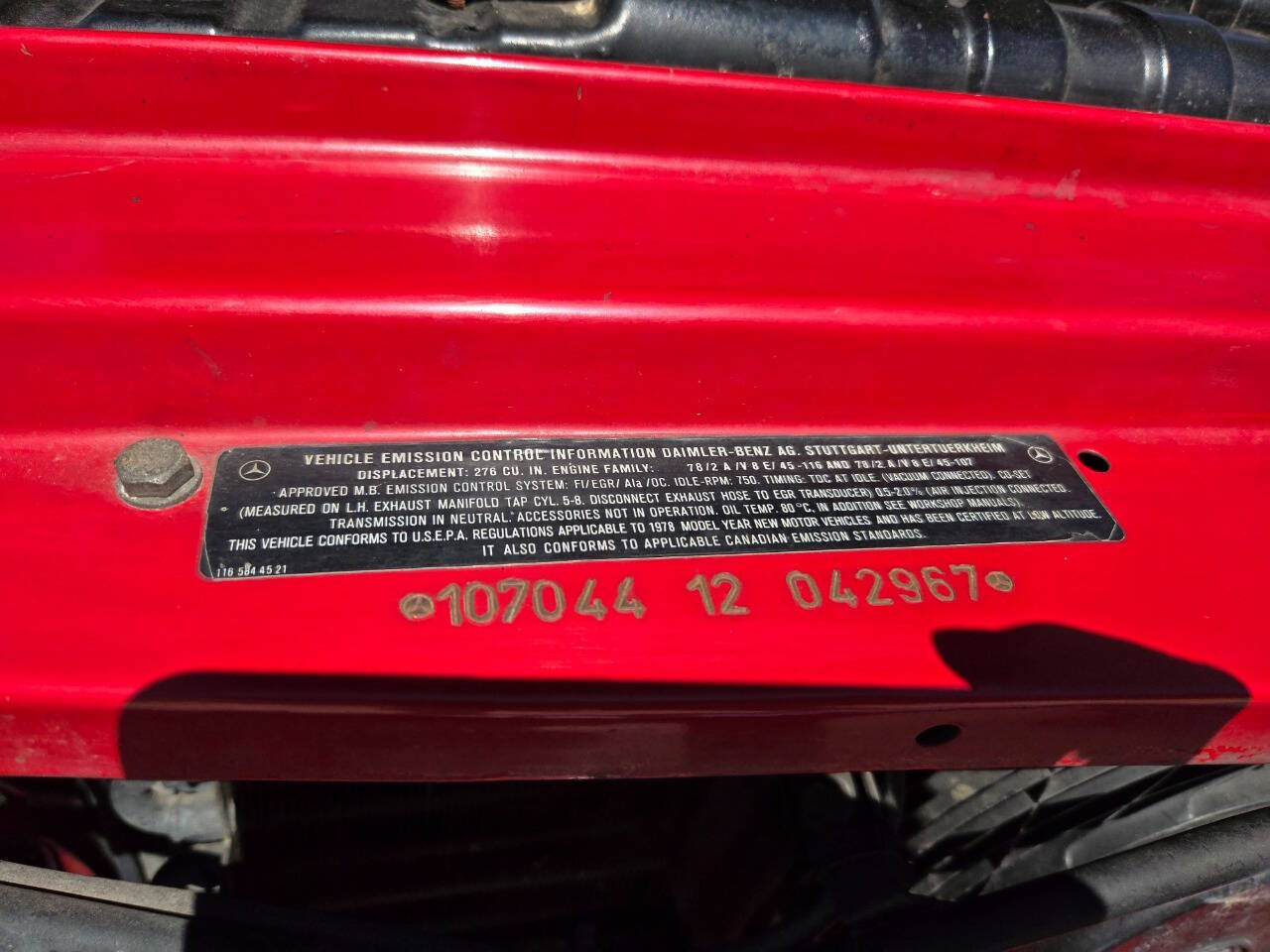 1978 Mercedes-Benz 450-Class 179