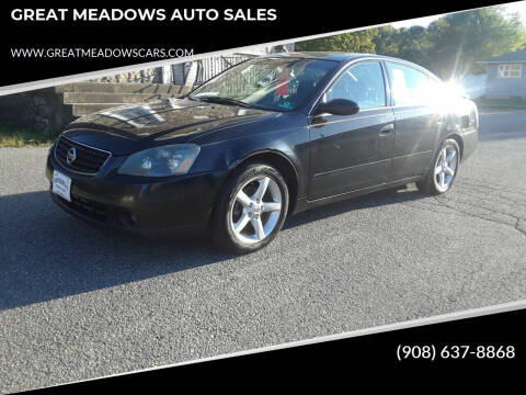2005 Nissan Altima for sale at GREAT MEADOWS AUTO SALES in Great Meadows NJ