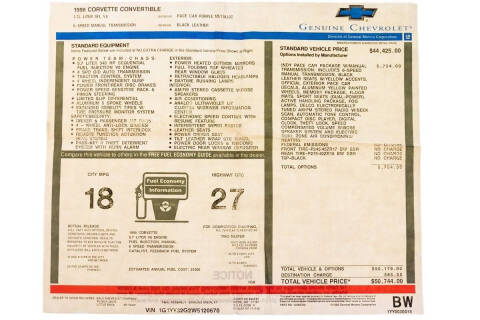 1998 Chevrolet Corvette