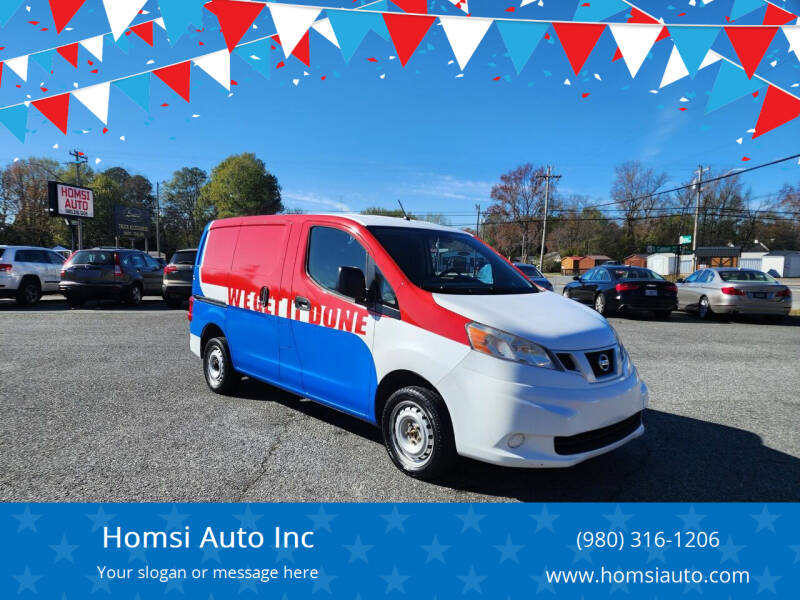 2016 Nissan NV200 for sale at Homsi Auto Inc in Kannapolis NC